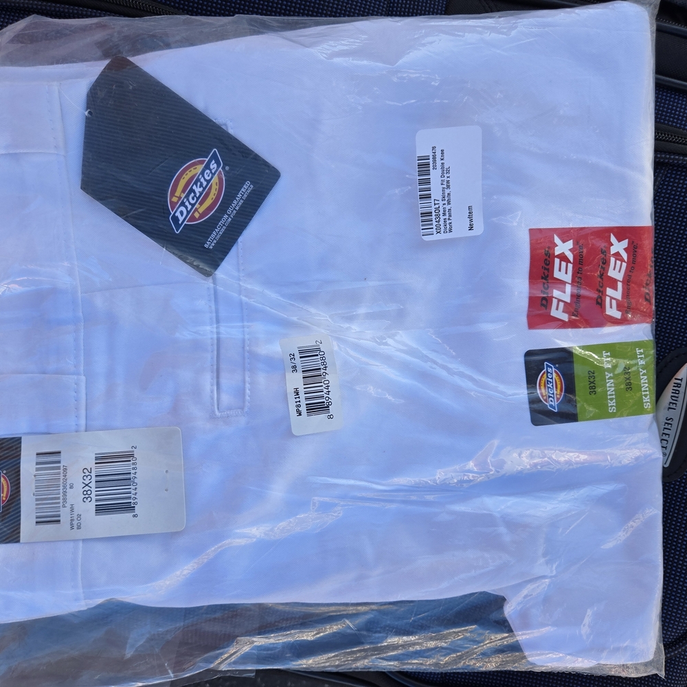 Dickies White Flex Work Pants